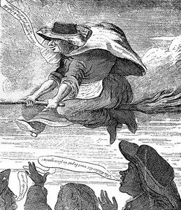E Canning stadfestet eller Mr S-sy Gypsies Flight til Enfield Wash, c1753 av Unbekannt