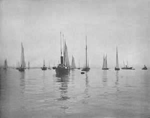 Tidlig morgen på New York Bay, c1897. av Unbekannt
