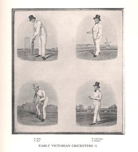 Tidlige viktorianske cricketspillere, 1800-tallet 1912. av Unbekannt