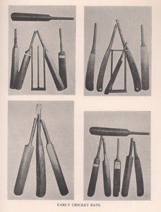 Tidlige cricket-flaggermus, 1912 av Unbekannt