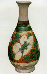Fajansevase, kinesisk, Tang-dynastiet, 618-907 1925 av Unbekannt