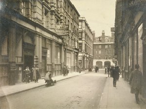 Østenden av Jewin Street, London, c1920 av Unbekannt