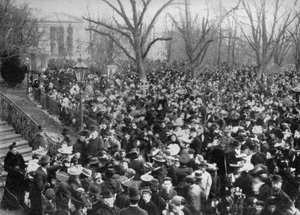 Påskeeggrulling, Det hvite hus, Washington DC, USA, 1908 av Unbekannt