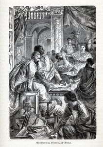 Det økumeniske råd i Nicea, 1882 av Unbekannt