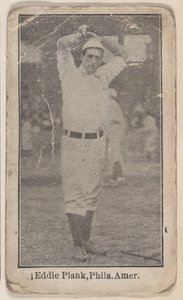 Eddie Plank, Philadelphia, American League, fra baseballspillersettet W500, ca. 1915. av Unbekannt