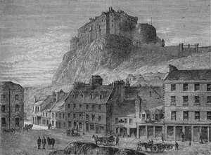Edinburgh Castle, ca 1880 av Unbekannt