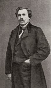 Edmond de Goncourt, fransk forfatter, 1868 av Unbekannt