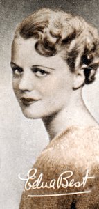 Edna Best 1900-1974, britisk scene- og filmskuespillerinne, 1935 av Unbekannt