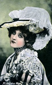Edna May 1878-1948, amerikansk sanger og skuespillerinne, tidlig på 1900-tallet av Unbekannt