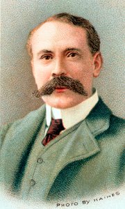Edward Elgar , engelsk komponist, 1912. av Unbekannt