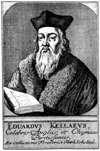 Edward Kelley, astrolog og alkymist, 1575 c1700 av Unbekannt