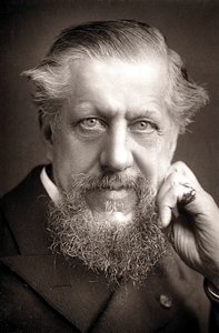 Edwin Arnold 1832-1904, britisk orientalist, poet og journalist, c1890 av Unbekannt