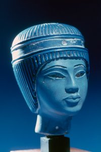 Egyptisk byste, kanskje Tutankhamen, 18. dynasti av Unbekannt