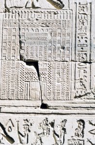 Egyptisk kalender, Temple of Kom Ombo, Egypt, 2.-1. århundre f.Kr av Unbekannt