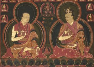 Åttende Karmapa, Mikyo Dorje (1507-1554) og hans lærer den første Sangye Nyenpa av Unbekannt
