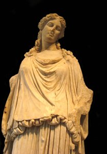 Irene, fredsgudinnen Romersk kopi fra en gresk original, 1st H. 1st cen. AD av Unbekannt