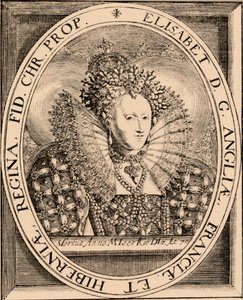 Elizabeth I 1533-1603, dronning av England og Irland, 1889 av Unbekannt