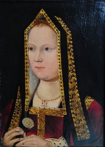 Elizabeth av York 1465-1503, ca 1502 av Unbekannt