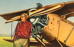 Elly Beinhorn med flyet sitt, 1932. av Unbekannt