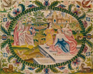 Brodert bilde, midten av 1600-tallet, 1929 av Unbekannt