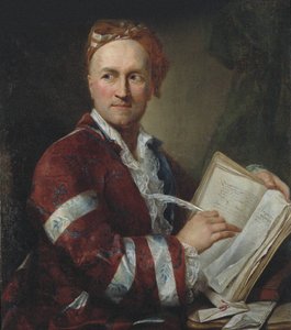 Emer de Vattel Portrett av Neuchâtel-lærden, ca 1760. av Unbekannt
