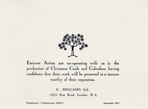 Eminente artister - G Delgado, Ltd., 1935 av Unbekannt