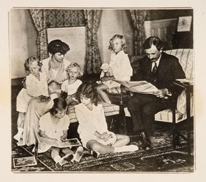 Keiser Charles I og hans familie i eksil, 1920-tallet. av Unbekannt