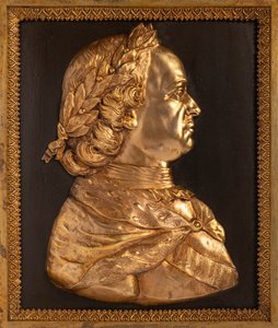 Keiser Peter I den store basrelieff, 1800-tallet. av Unbekannt