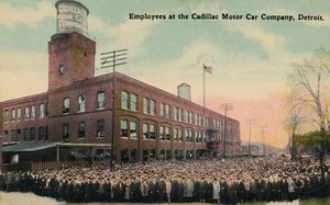 Ansatte ved Cadillac Motor Car Company, Detroit, ca. 1930-tallet. av Unbekannt
