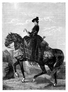 Keiserinne Eugenie de Montijo 1826-1920 av Unbekannt
