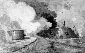 Engasjement mellom konfødererte og unionister, amerikansk borgerkrig, 1852 1885 av Unbekannt