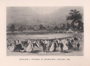 England mot Victoria i Melbourne, Australia, januar 1862 1912 av Unbekannt