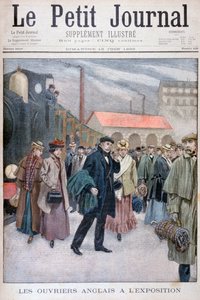 Engelske mennesker besøker verdensutstillingen i 1900, Paris, 1900 av Unbekannt