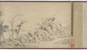 Nyter høsttrærne, Ming-dynastiet, 1400-tallet. av Unbekannt