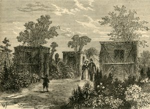 Inngang til Zoological Gardens i 1840, c1876. av Unbekannt