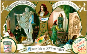 Episoder av The Life of Famous Painters: Raphael, c1900 av Unbekannt