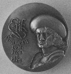 Erik av Pommern 1382-1459. Historisk medalje, 1978 av Unbekannt