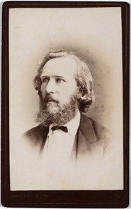 Ernst Haeckel , tysk naturforsker, ca 1860-tallet av Unbekannt