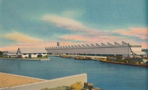 Eternit asbest-sement takmaterialfabrikk, Barranquilla, c1940-tallet av Unbekannt