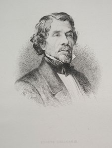 Eugene Delacroix, 1800-tallet. av Unbekannt