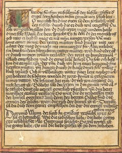 Oppfordring mot grådighet, ca. 14701475. av Unbekannt