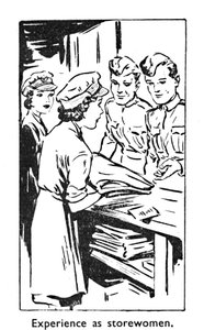 Erfaring som lagerdame, 1940 av Unbekannt