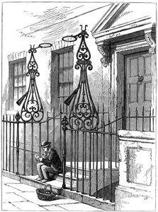 Slukkere på Berkeley Square, London, 1891 av Unbekannt