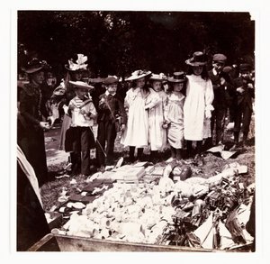 "Fairground-priser", vers 1898 av Unbekannt