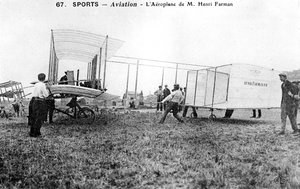 Farman biplan nr. 1, c1912 av Unbekannt