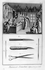 Fjær-dresser, 1751-1777 av Unbekannt