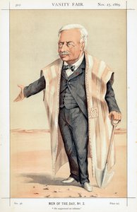 Ferdinand de Lesseps , fransk diplomat og gründer, 1869 av Unbekannt