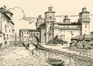 Ferrara: The Ducal Palace, 1928. av Unbekannt