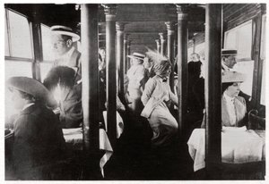 Filmselskap om bord på Zeppelin LZ13 Hansa, c1912-1914 1933 av Unbekannt
