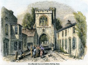 Fire-bell Gate og portforbud, Barking, Essex, 1845 av Unbekannt